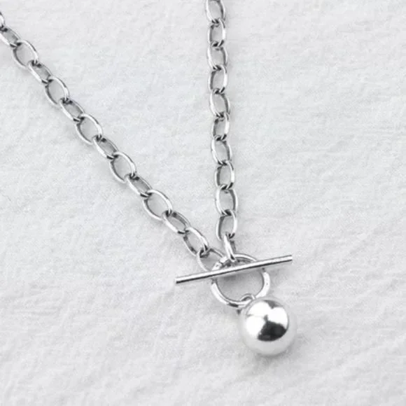 “18” ROUND BEAD 925 STERLING SILVER NECKLACE, NICE NECKLACE, CUTE NECKLACE - Picture 6 of 6